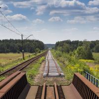 przejazd kolejowo-drogowy, Toszek Północ, Bycin