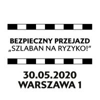 bezpieczny przejazd, Poczta Polska, znaczek pocztowy