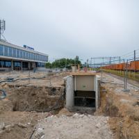 2018-06-27 Widać postęp prac na modernizowanej linii kolejowej Siedlce - Terespol