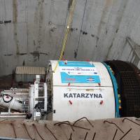 tunel średnicowy, TBM, tarcza, Katarzyna, Faustyna