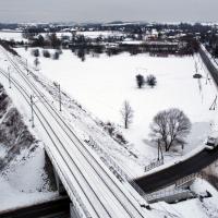 prace budowlane, nowa infrastruktura, widok z lotu ptaka, Program  Przystankowy, Kraków Kościelniki, nowy parking