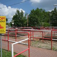 bezpieczeństwo, krzyż św. Andrzeja, Józefów, przejście pieszo-rowerowe