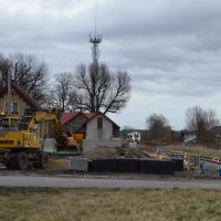 nowy przystanek, prace budowlane, nowa infrastruktura, Strzelce Świdnickie