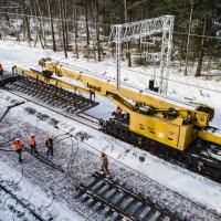 2021-02-19 Kolejne kilometry nowych torów do portów w Szczecinie i Świnoujściu