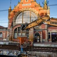 peron, przejście podziemne, stacja, tunel, wiata, Gdańsk Główny