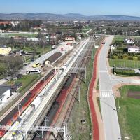 stacja, pociąg, nowa wiata, nowy peron, Stary Sącz