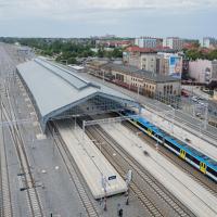 stacja, wiata, LK131, Bytom, widok z lotu ptaka