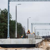 CEF, nowy przystanek, budowa peronu, Biała Podlaska Rozrządowa