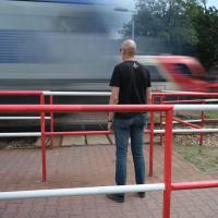 bezpieczeństwo, krzyż św. Andrzeja, Józefów, przejście pieszo-rowerowe