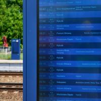 informacja pasażerska, śląskie, Żory, wyświetlacz, KPO, nowy wyświetlacz, CSDIP