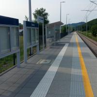 nowy przystanek, nowe oznakowanie, nowy peron, Barcicie