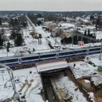 2023-02-20 Budowa wiaduktów kolejowych na linii Koluszki – Łódź przekroczyła półmetek