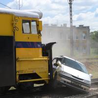 Symulacja zderzenia - foto