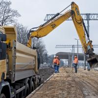 pasażer, peron, modernizacja, Łódź, pociąg, wiata, Łódź Widzew, Łódzka Kolej Aglomeracyjna, ŁKA