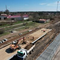 Wydminy, nowa infrastruktura, LK38, prace na stacji kolejowej