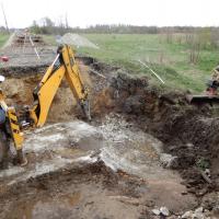 elektryfikacja, prace budowlane, LK68, nowa infrastruktura, Grodzisko Dolne