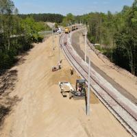 2023-05-11 Wieliszew – Zegrze Południowe, maszyny szykują tor do podróży