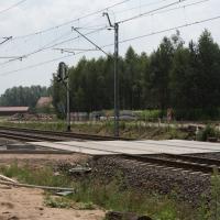 modernizacja, przejazd kolejowo-drogowy, POIiŚ 2014-2020, Program Operacyjny Infrastruktura i Środowisko, LK8, Ustanówek, Krępa, prace budowlane, inwestycja, Główna