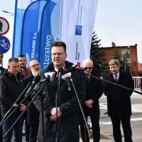 E20, Łowicz, briefing prasowy, Bittel Andrzej, nowa infrastruktura, nowy wiadukt drogowy