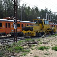 2019-05-15 Pociąg na nowym torze z Piły do Dziembówka