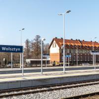 peron, LK357, nowa infrastruktura, Wolsztyn, nowa tablica informacyjna