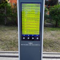 rozkład jazdy, Zielona Góra, infokiosk, Warszawa Gdańska, Częstochowa Stradom, Jelenia Góra, wyświetlacz informacyjny