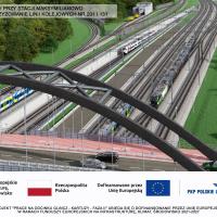 stacja, port, przewóz towarów, wizualizacja, Maksymilianowo