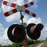 bezpieczeństwo, przejazd kolejowo-drogowy, sygnalizacja, krzyż św. Andrzeja