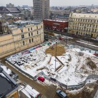 POIiŚ 2014-2020, Łódź, drążenie tunelu kolejowego, Śródmieście