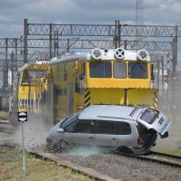 Symulacja zderzenia - foto