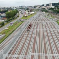 pociąg towarowy, przewóz towarów, Port Gdynia, nowa infrastruktura