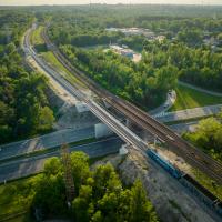 2022-06-17 Wiadukt nad drogą ekspresową S1 w Sosnowcu