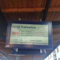 stacja, wyświetlacz informacyjny, Lubliniec, nowa infrastruktura pasażerska, nowy SDIP