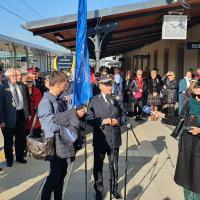 E30, briefing prasowy, Kolej Krakowsko-Górnośląska, rocznica