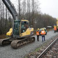 2021-01-05 Podlaskie – kładą nowe tory na liniach szerokotorowych przy granicy z Białorusią