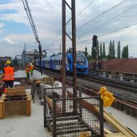 nowy przystanek, prace budowlane, nowa infrastruktura, Szczecińska Kolei Metropolitarna, Szczecin Łasztownia