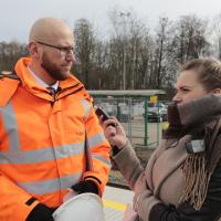 E75, Rail Baltica, CEF, Małkinia, briefing prasowy