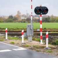 przejazd kolejowo-drogowy, POIiŚ 2014-2020, wielkopolskie, Gołańcz, modernizacja przejazdu