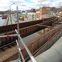 2021-04-07 Szczecin. Przebudowa wiaduktu kolejowego zwiększy bezpieczeństwo