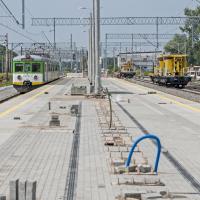 peron, Tłuszcz, modernizacja, E75, Rail Baltica, tor, infrastruktura kolejowa