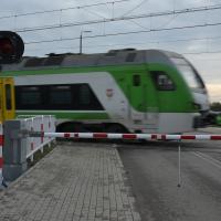 bezpieczny przejazd, przejazd kolejowo-drogowy, rogatka