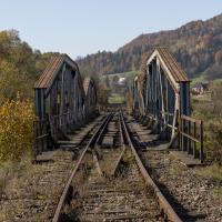 most, Małopolska, Mszana Dolna, tor, infrastruktura kolejowa