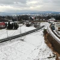 Chabówka, nowa infrastruktura, powrót pociagów, Tatry, kolejowa zakopianka, nowa łącznica, pociąg osobowy