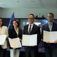 Kraków, CUPT, tunel, LK8, dofinansowanie unijne, podpisanie umowy, przystanek, Klimczak Dariusz, Mochocki Marcin, Warszawa Ursus Północny