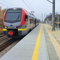 peron, LCS, ŁKA, nowy przystanek, nowy peron, Mokra