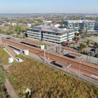 E30, przebudowa peronu, infrastruktura pasażerska, przystanek, Kraków Business Park