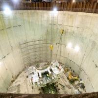 tunel średnicowy, Łódzki Węzeł Kolejowy, TBM, www.tunel-laczypolske.pl, komora startowa, montaż tarczy