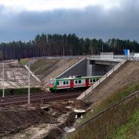 E75, Rail Baltica, nowa infrastruktura, nowy wiadukt drogowy, Łapy Osse