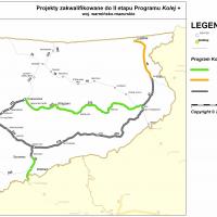 Ministerstwo Infrastruktury, mapa, Kolej+, wniosek, samorząd, Program Uzupełniania Lokalnej i Regionalnej Infrastruktury Kolejowej, drugi etap naboru