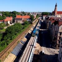 2019-06-10 Lokomotywa sprawdziła nowe estakady w Krakowie